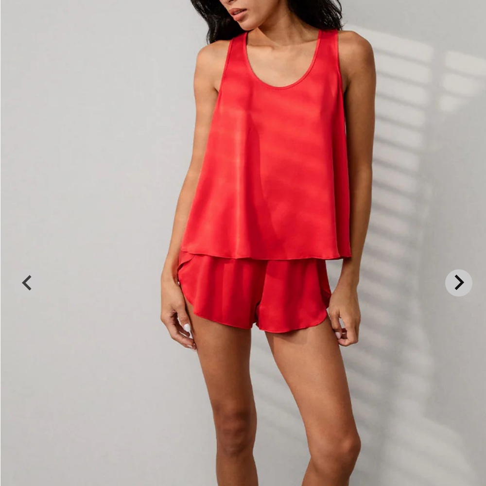 Lunya Women's Pajama Set - Untold Scarlet